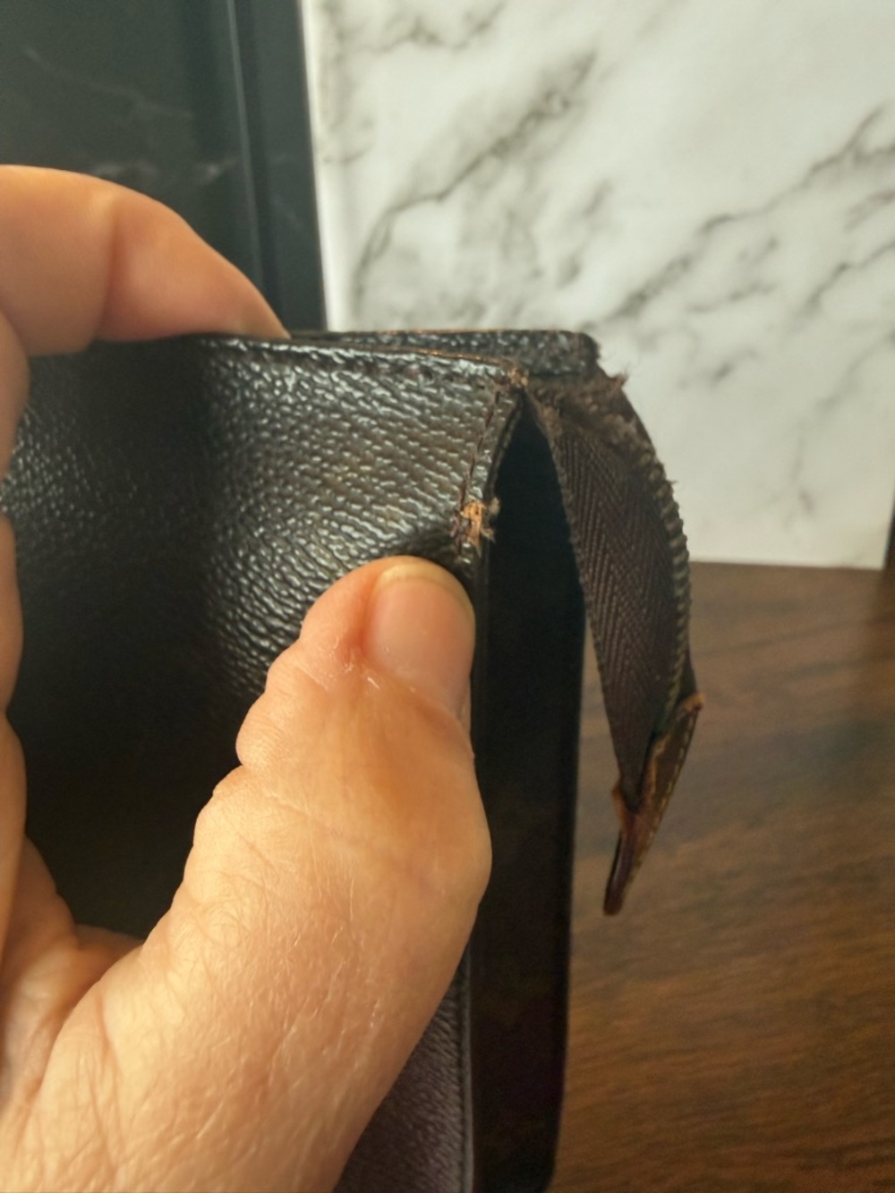 Louis Vuitton Brown Monogram Envelope Clutch - Picture 6 of 9